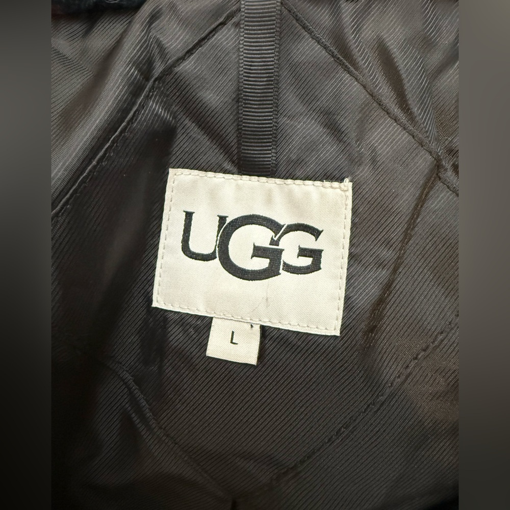 UGG Mandy Star Faux Fur Jacket Large - Picture 4 of 8
